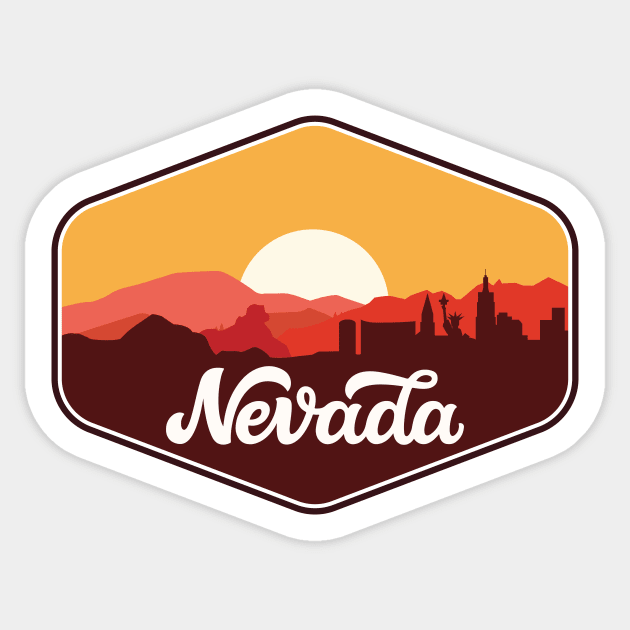 Nevada State Sticker by Mark Studio